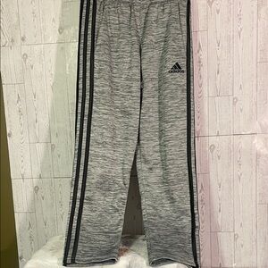 Adidas Kids Heather Gray Joggers